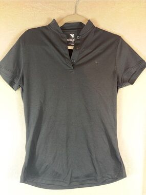 Macade Golf Black Performance Polo Size Large